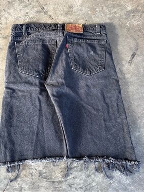 Levi's Black Denim Shorts